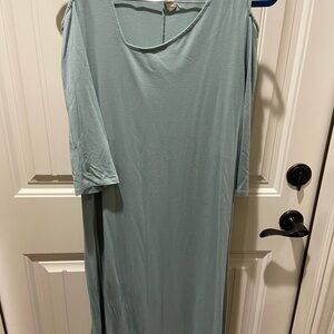 Anthropologie Green Sleeveless Sheath Dress